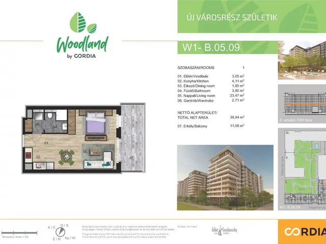 Eladó lakás Budapest IX. kerület 39 nm