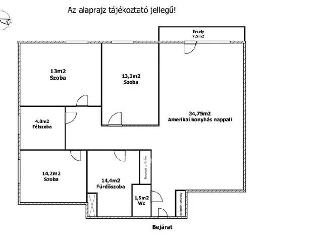 Eladó lakás Vámosszabadi 112 nm