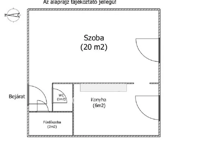 Eladó lakás Győr, Belváros 28 nm