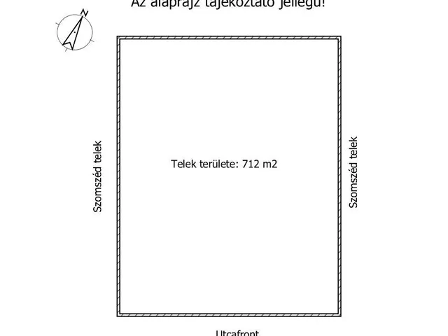 Eladó telek Győr, Sárás 712 nm