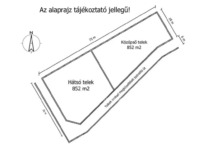 Eladó telek Nyúl 1700 nm