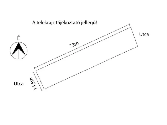 Eladó telek Jánossomorja 1094 nm