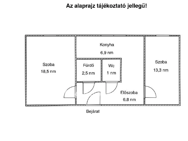 Eladó lakás Győr, Adyváros 49 nm