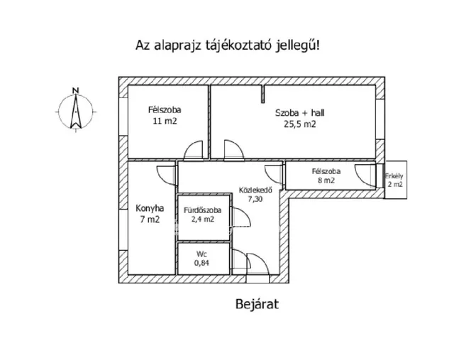 Eladó lakás Győr 62 nm