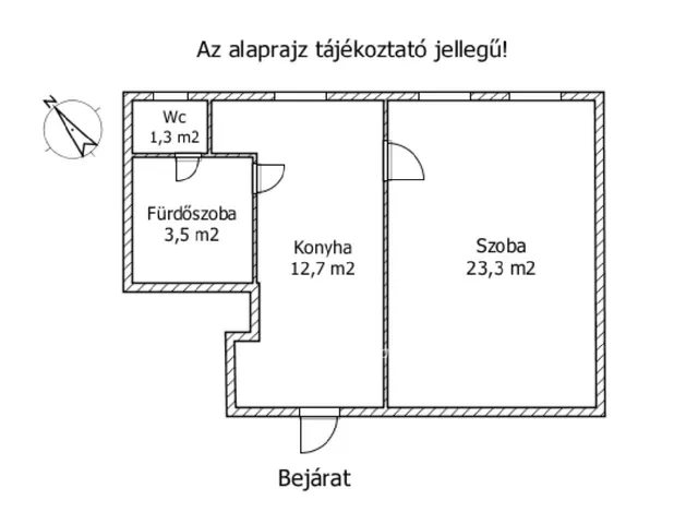 Eladó lakás Győr, Gyárváros 40 nm