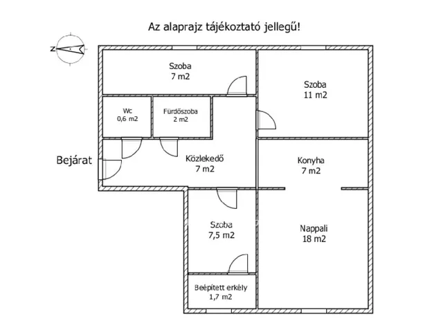Eladó lakás Győr, Adyváros 62 nm