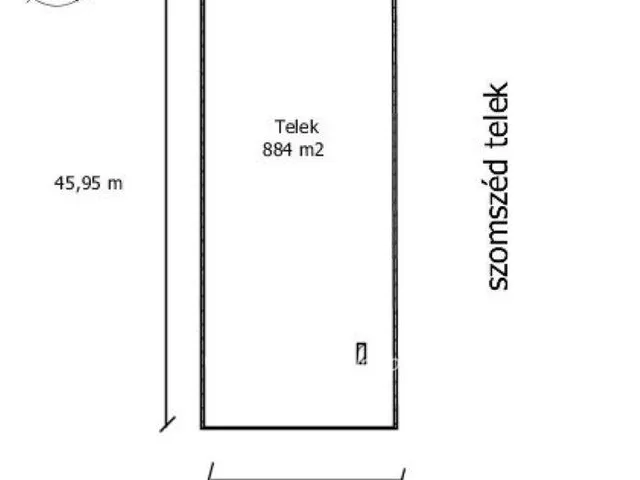 Eladó telek Tata 884 nm
