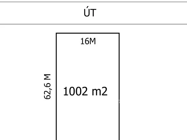 Eladó telek Lipót 1002 nm