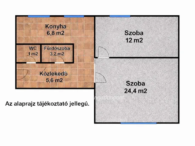 Eladó lakás Mosonmagyaróvár, Városközpont 53 nm