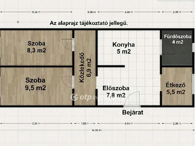 Eladó ház Jánossomorja 47 nm