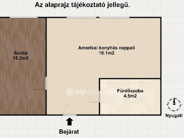 Eladó lakás Győr, Adyváros 35 nm