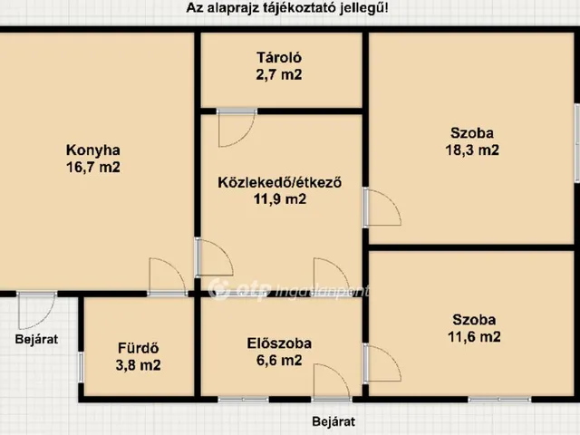 Eladó ház Kóny 72 nm