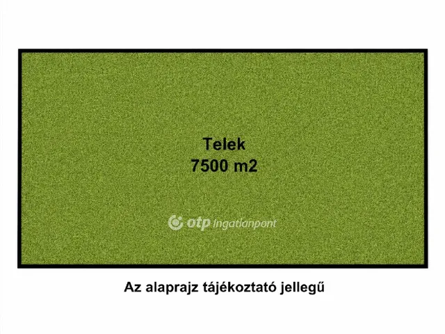 Eladó telek Sokorópátka 7500 nm