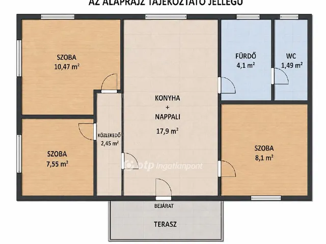Eladó ház Kapuvár 52 nm