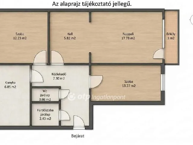 Eladó lakás Győr 68 nm