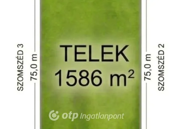 Eladó telek Győrújfalu 1586 nm