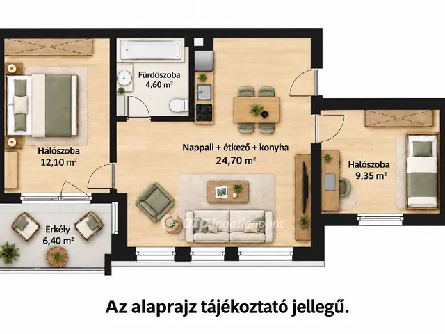 Eladó lakás Szigetszentmiklós 54 nm