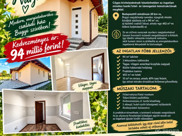 Eladó ház Bugyi 99 nm