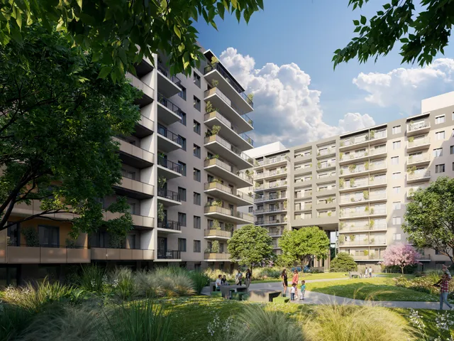 Eladó új építésű lakópark Budapest IX. kerület 39 nm