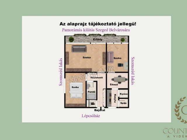 Eladó lakás Szeged 75 nm