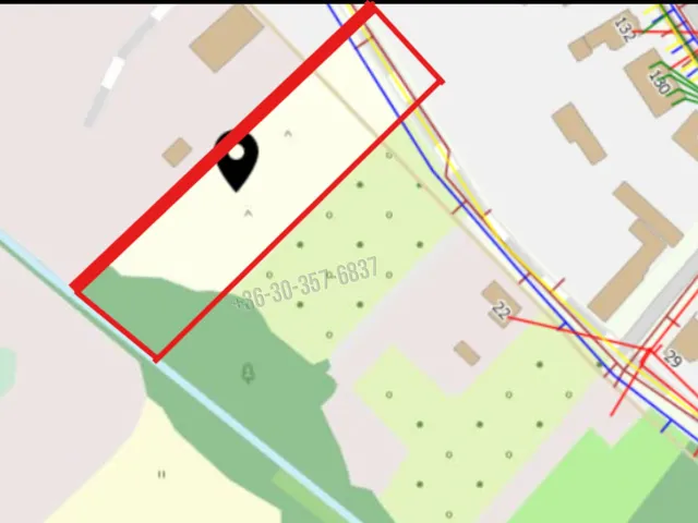 Eladó telek Zsombó 3745 nm
