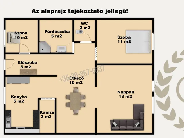 Eladó lakás Szeged, Móraváros 68 nm