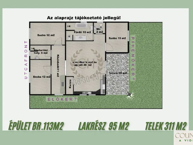 Eladó ház Szeged, Petőfitelep 113 nm