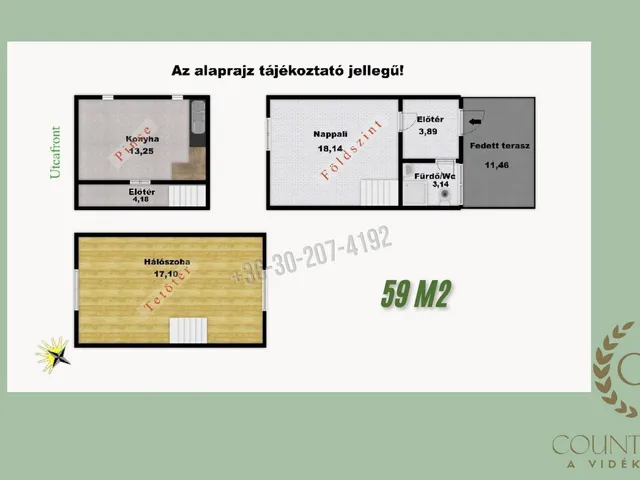 Eladó ház Sándorfalva 59 nm