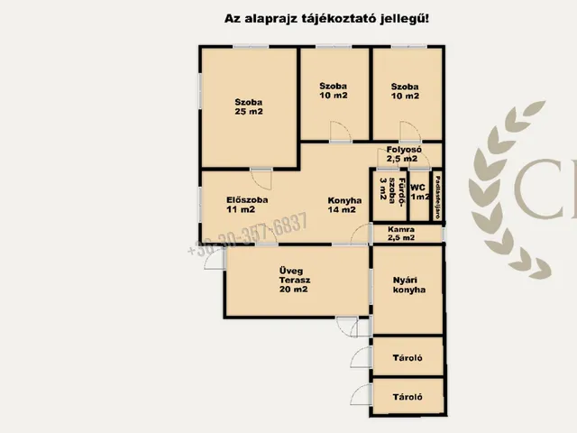 Eladó ház Ópusztaszer 80 nm