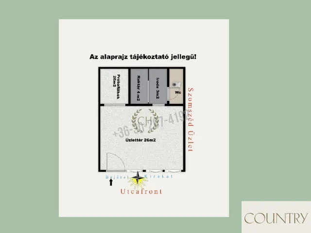 Eladó kereskedelmi és ipari ingatlan Szeged 45 nm