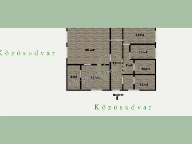 Kiadó kereskedelmi és ipari ingatlan Szeged, Szőreg 113 nm