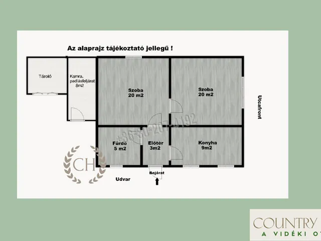 Eladó ház Sándorfalva 58 nm