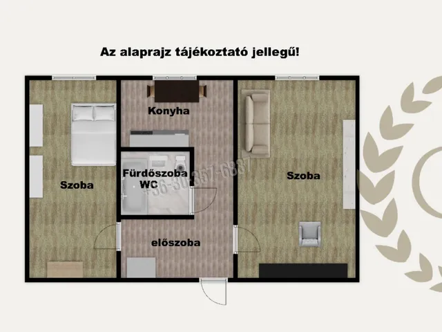 Eladó lakás Szeged, Északi városrész 48 nm