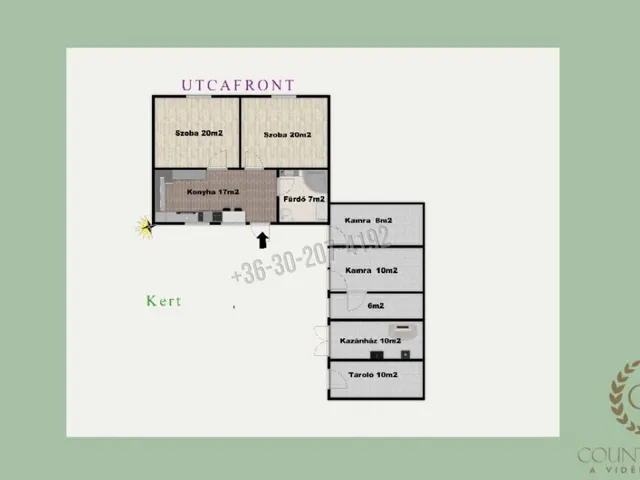 Eladó mezőgazdasági ingatlan Üllés 108 nm