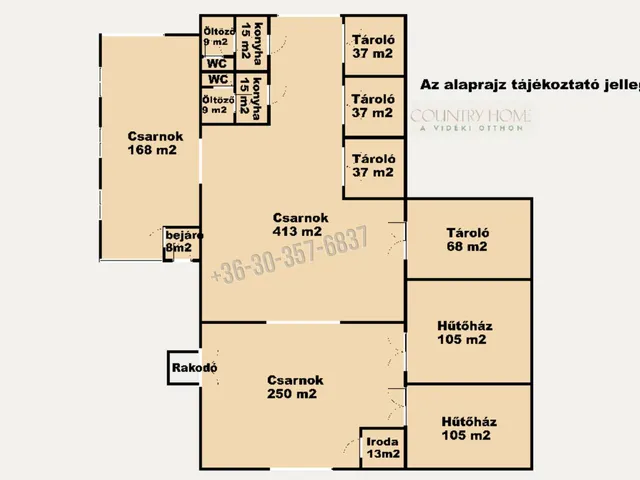 Kiadó kereskedelmi és ipari ingatlan Szeged, Tóth János Dűlő 1313 nm
