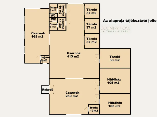 Kiadó kereskedelmi és ipari ingatlan Szeged, Tóth János Dűlő 1313 nm
