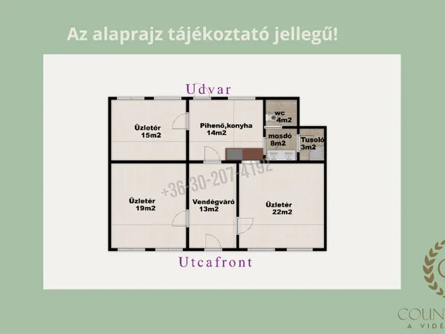 Eladó kereskedelmi és ipari ingatlan Szeged 91 nm