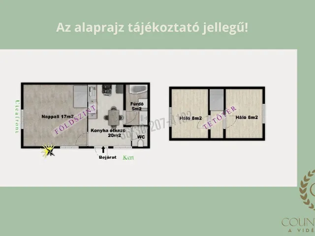 Eladó ház Sándorfalva 50 nm