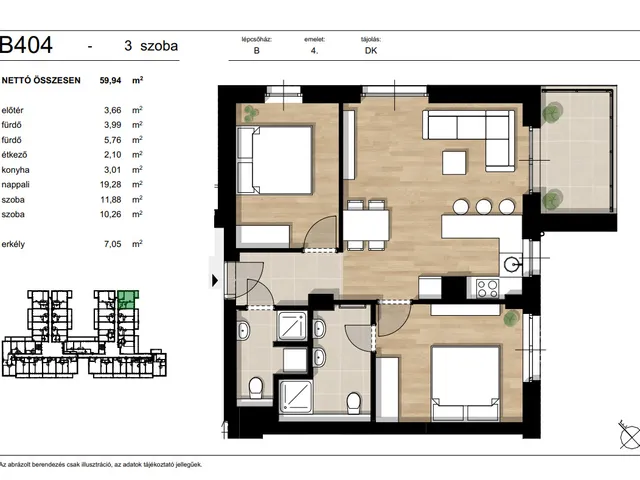 Eladó lakás Budapest XIII. kerület 63 nm