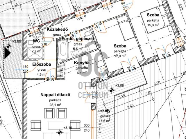 Eladó lakás Budapest III. kerület, Csillaghegy 92 nm