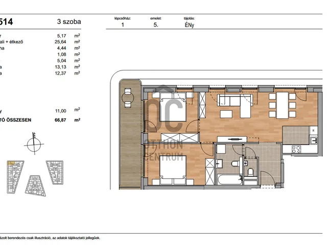Eladó lakás Budapest XI. kerület 72 nm