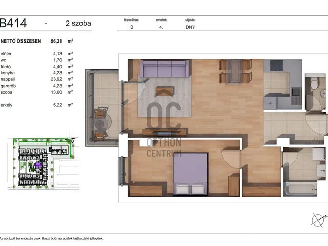 Eladó lakás Budapest XIV. kerület 58 nm