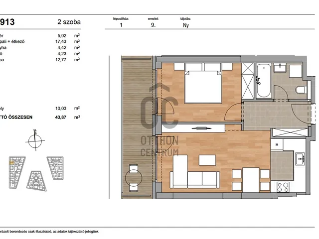 Eladó lakás Budapest XI. kerület 43 nm