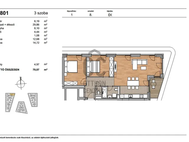 Eladó lakás Budapest XI. kerület 79 nm