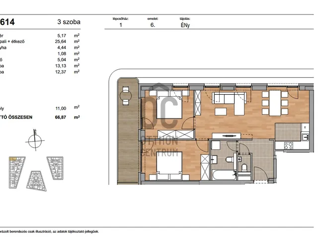 Eladó lakás Budapest XI. kerület 66 nm