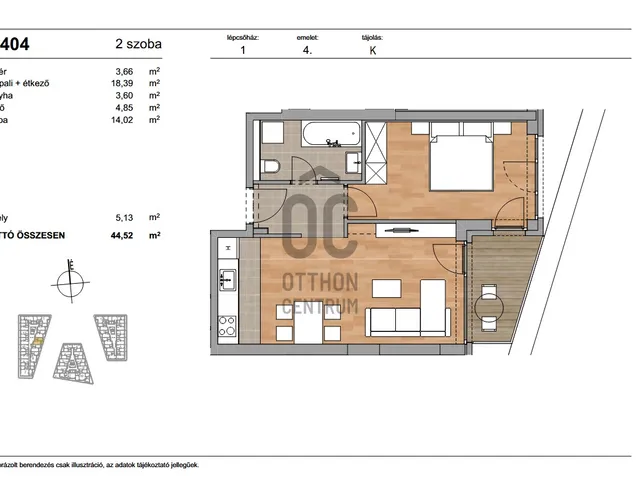 Eladó lakás Budapest XI. kerület 44 nm