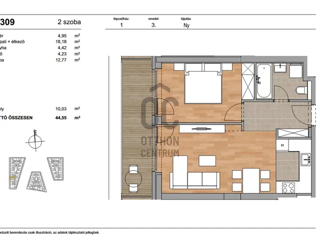 Eladó lakás Budapest XI. kerület 44 nm