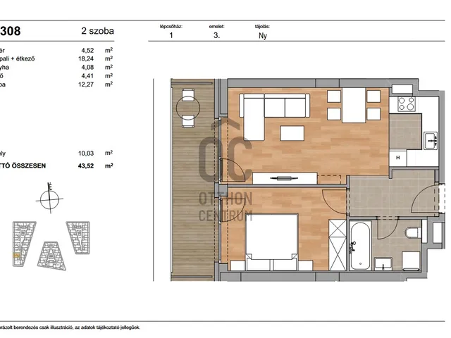 Eladó lakás Budapest XI. kerület 43 nm