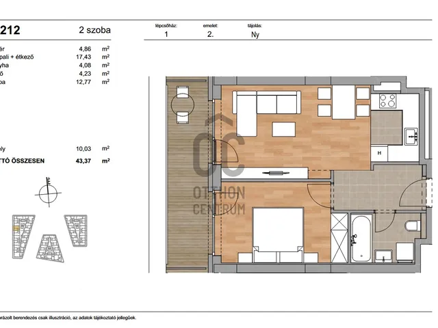 Eladó lakás Budapest XI. kerület 43 nm