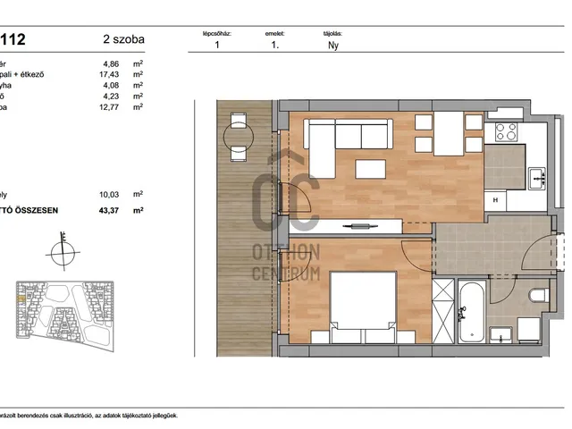 Eladó lakás Budapest XI. kerület 43 nm